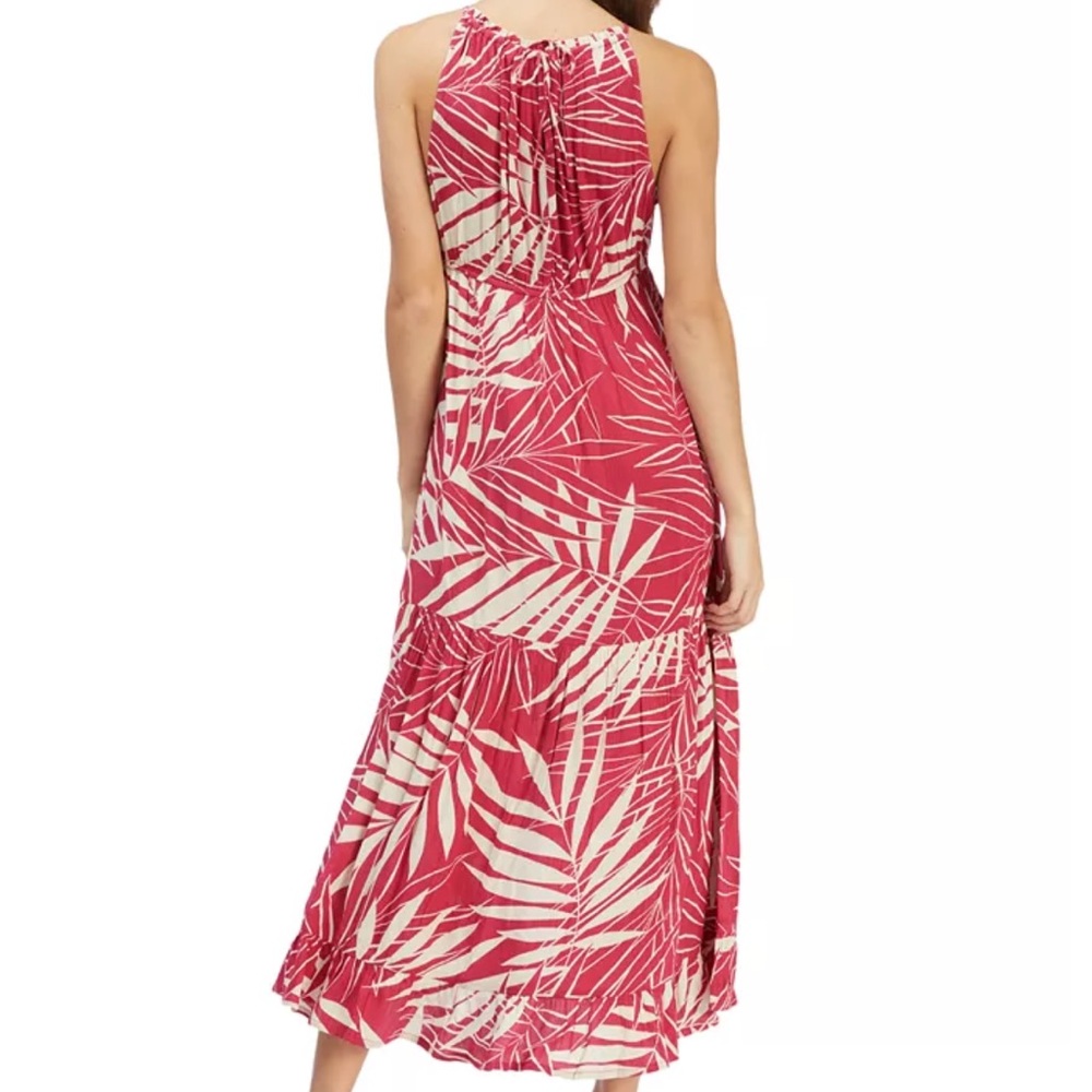 NWT Roxy Palm Print Maxi Halter Dress - Size L 🌴 Flowy & Lightweight - Picture 12 of 13